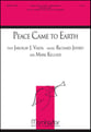 Peace Came to Earth SATB choral sheet music cover